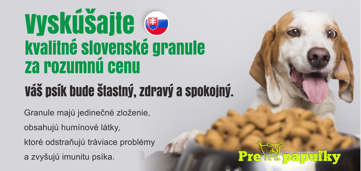 Granulky pre psíkov všetkých plemien a vekových skupín.