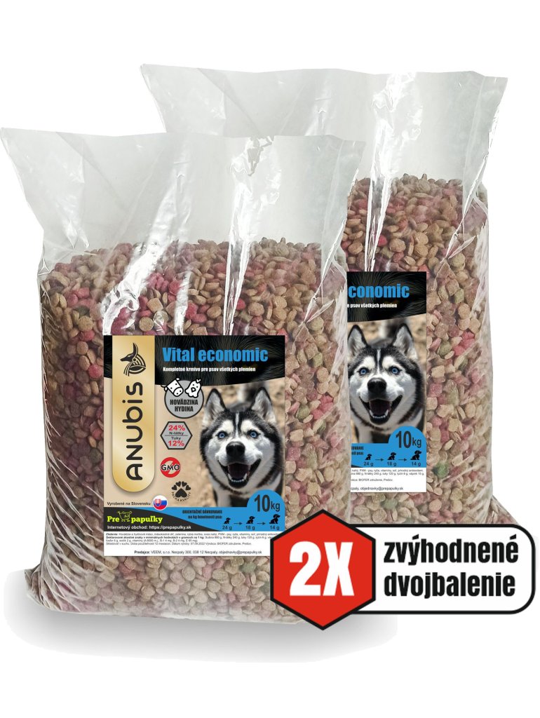 Granule ANUBIS Vital Economic 2X 10 kg