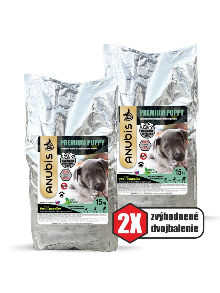 Granule ANUBIS PREMIUM PUPPY 2x15 kg