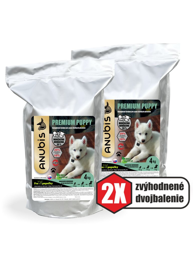 Granule ANUBIS PREMIUM PUPPY 2x3 kg