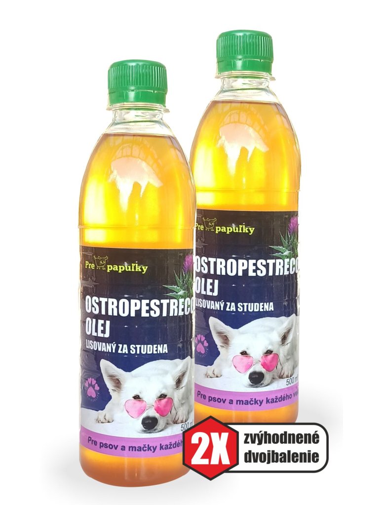 Ostropestrecový olej 2x500 ml