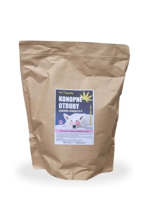 Konopné otruby 1 kg