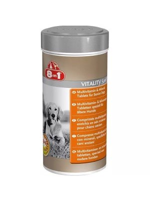 Vitamíny pre psov 8 in 1 VITALITY SENIOR - 70 tbl