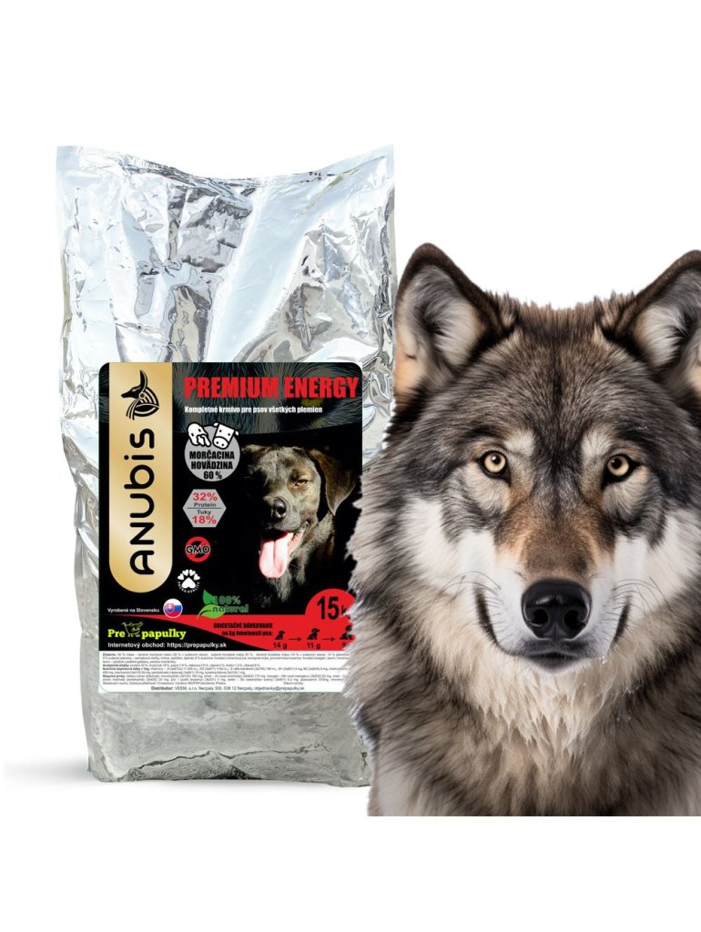 Granule ANUBIS PREMIUM ENERGY 15 kg