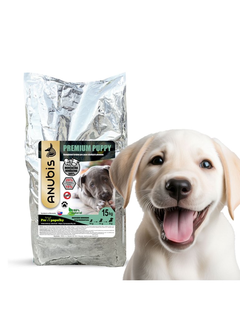 Granule ANUBIS PREMIUM PUPPY 15 kg