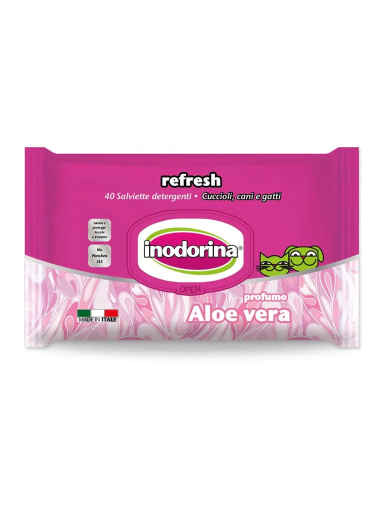 Obrúsky INDORINA s aloe vera 40 ks